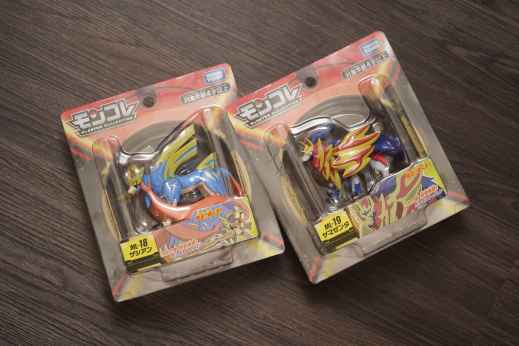 Pokemon ZACIAN & ZAMAZENTA Figure Toy Moncolle TAKARA TOMY Japan Set of 2